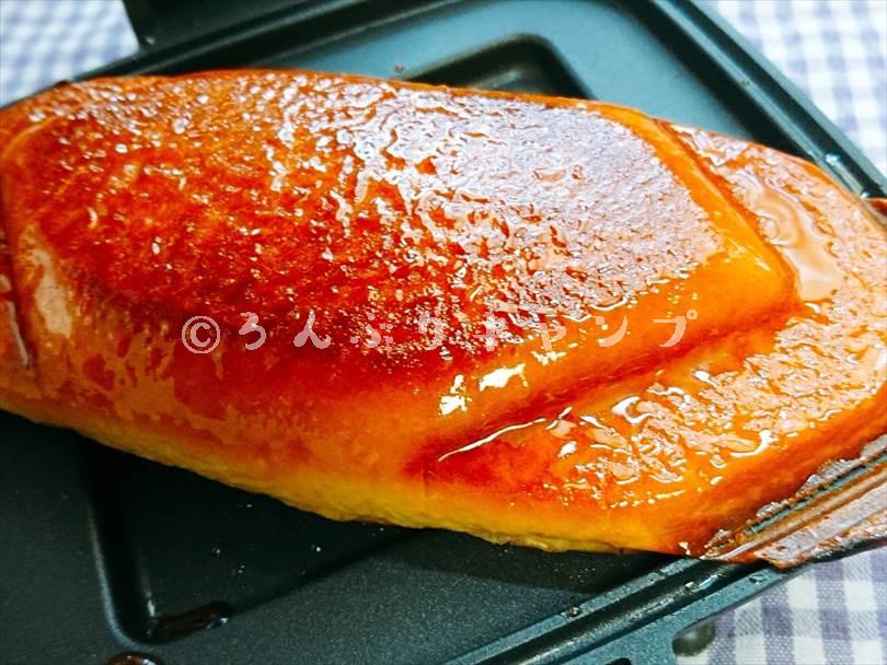 ホットサンドメーカーで焼いた後の揚げパン