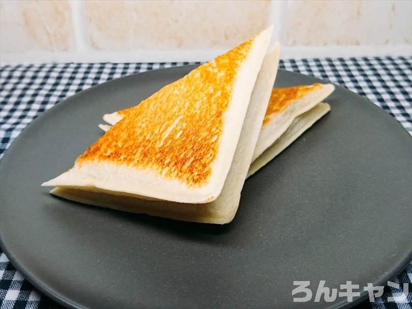 ホットサンドメーカーで焼いたランチパック(ツナマヨネーズ)