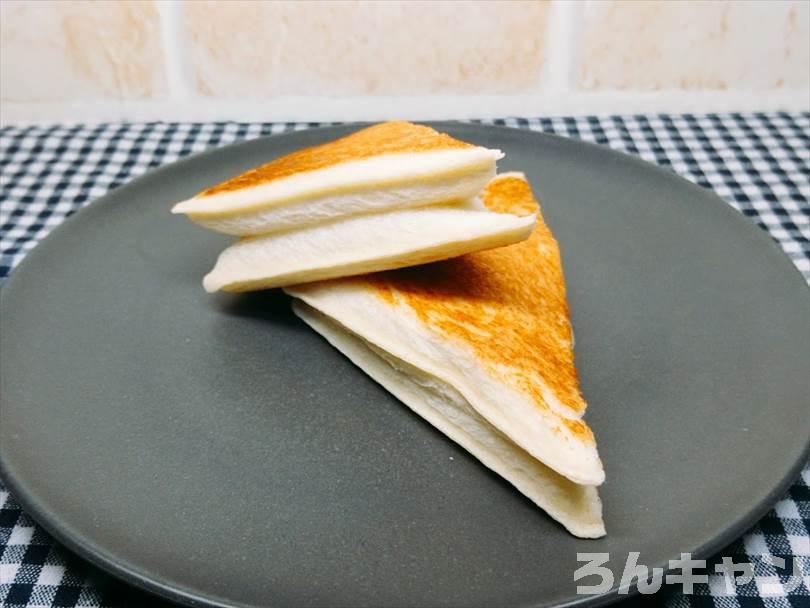 ホットサンドメーカーで焼いたランチパック(ツナマヨネーズ)