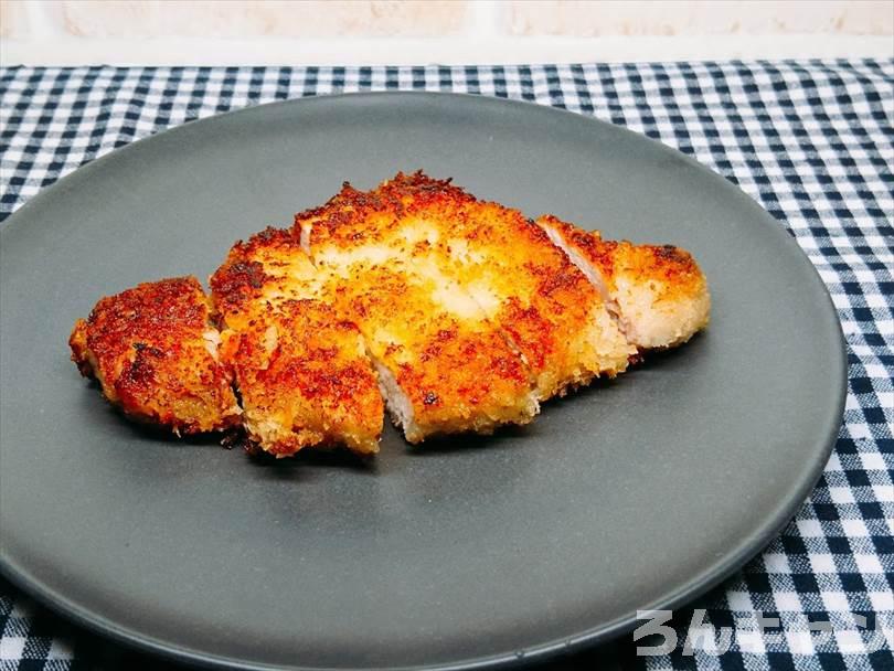 ホットサンドメーカーで焼いたとんかつ
