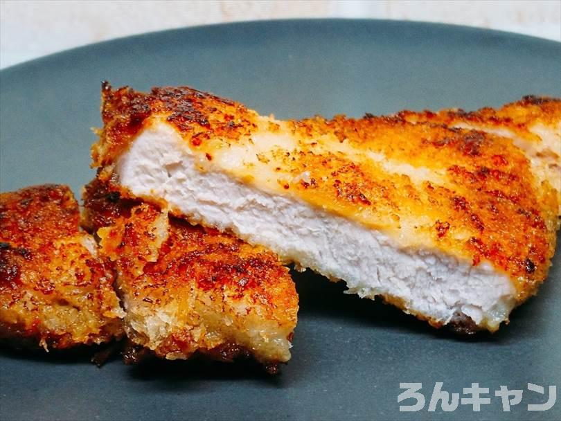 ホットサンドメーカーで焼いたとんかつ