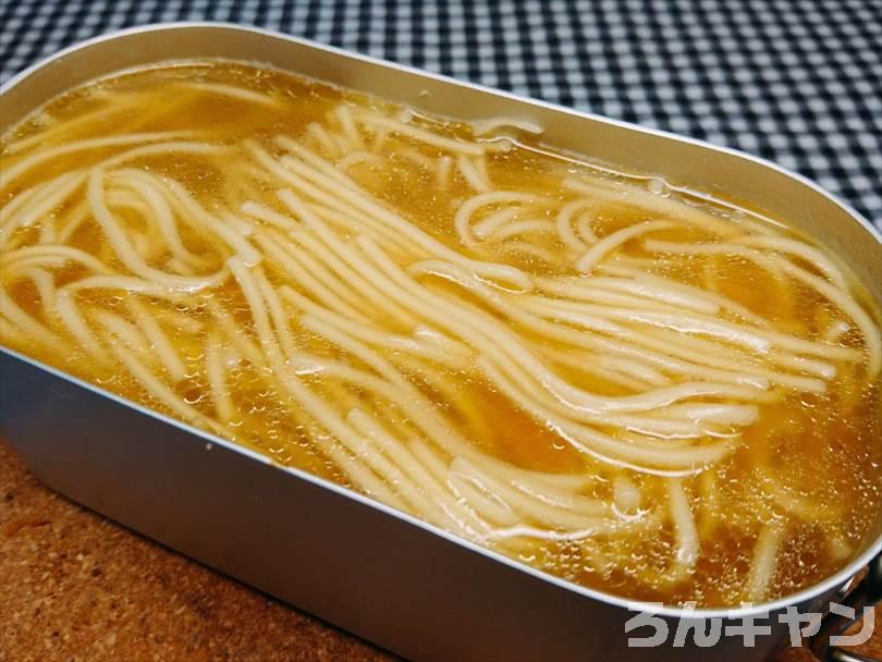 ダイソーメスティンでつくったマルタイラーメン