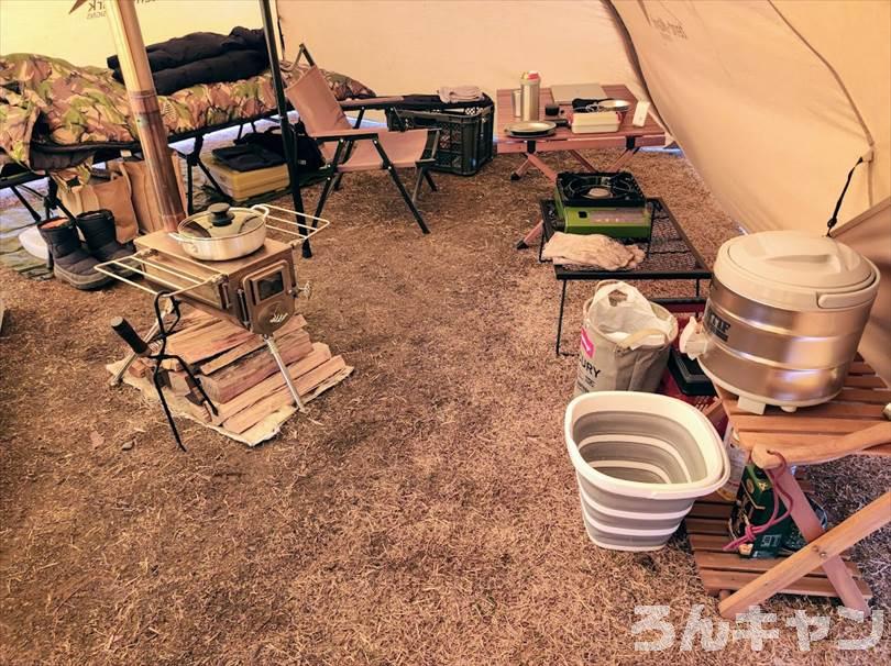 【広い】サーカスTC DXのレイアウトをご紹介｜アレンジ次第で快適キャンプが楽しめる