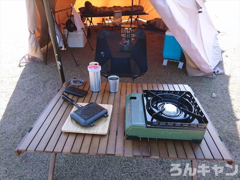 【頑丈・防風】イワタニのカセットコンロ『タフまる』をレビュー｜キャンプで作るアウトドア料理が快適に！