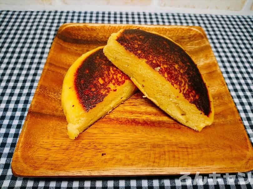 家事ヤロウで紹介された焼き蒸しパンを再現（蒸しパンをホットサンドメーカーで焼くだけで簡単・美味しい）