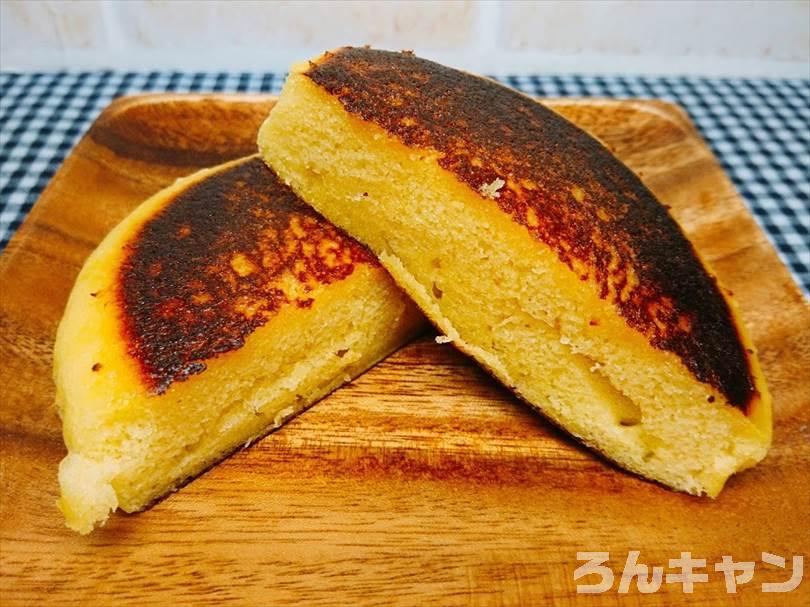 家事ヤロウで紹介された焼き蒸しパンを再現（蒸しパンをホットサンドメーカーで焼くだけで簡単・美味しい）