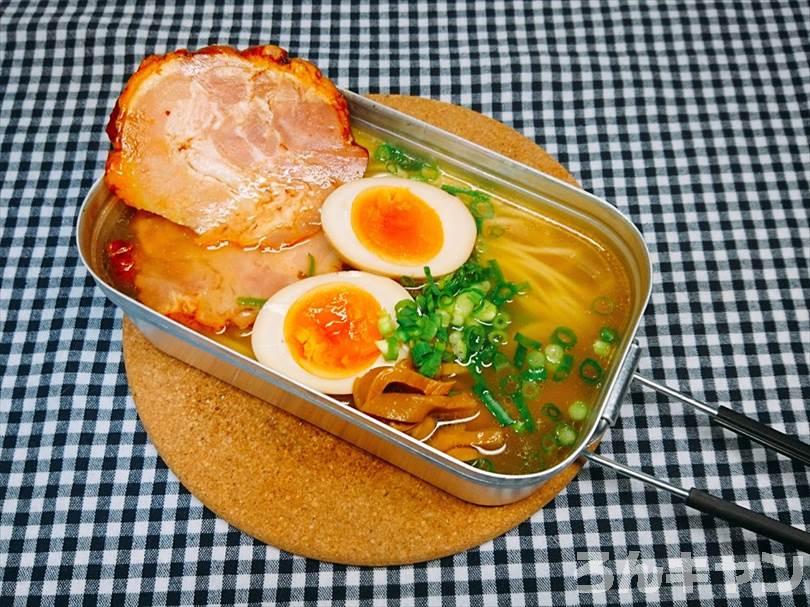 トランギアのメスティンで棒ラーメン（マルタイラーメン）をつくる