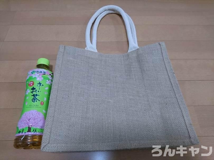 無印良品のジュートマイバッグはキャンプに使える（丈夫で見た目もオシャレ）