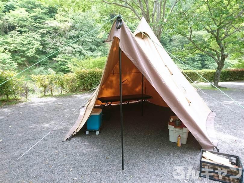 【コスパ優秀】FIELDOOR アルミテントポール|直径32mmで太くて丈夫(4本連結で最大280cm)