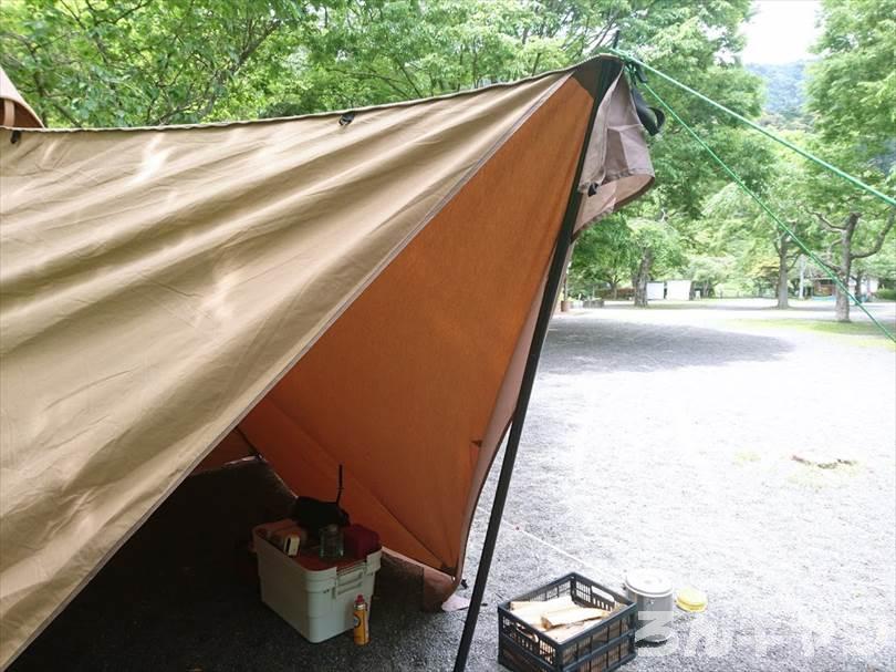 【コスパ優秀】FIELDOOR アルミテントポール|直径32mmで太くて丈夫(4本連結で最大280cm)