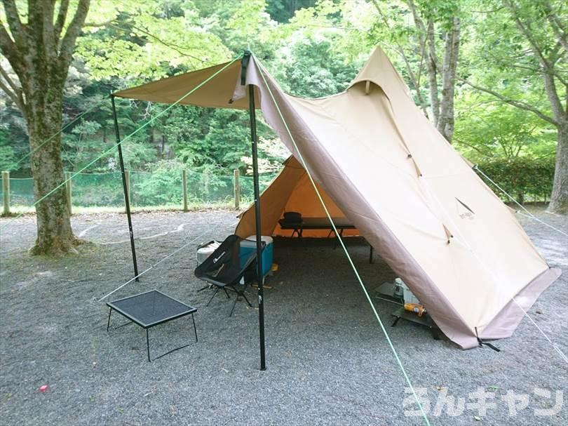 【コスパ優秀】FIELDOOR アルミテントポール|直径32mmで太くて丈夫(4本連結で最大280cm)