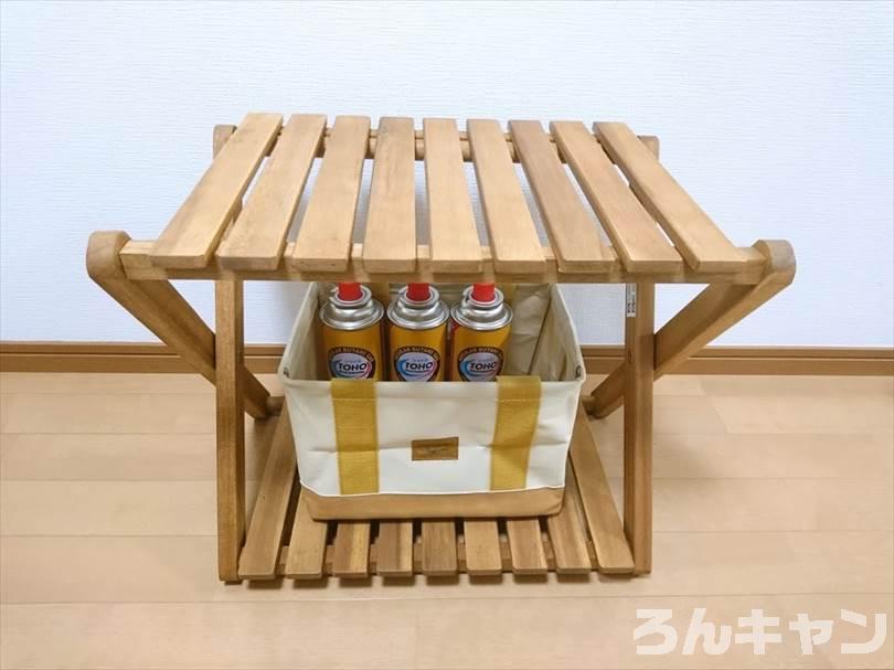 【コスパ抜群】ニトリの木製ラックはキャンプでも自宅でも使えるオシャレ棚