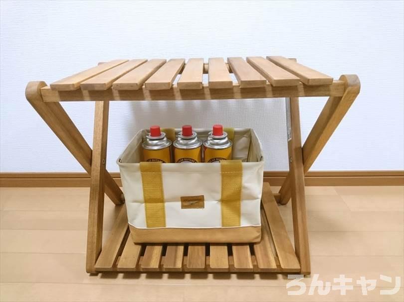 【コスパ抜群】ニトリの木製ラックはキャンプでも自宅でも使えるオシャレ棚