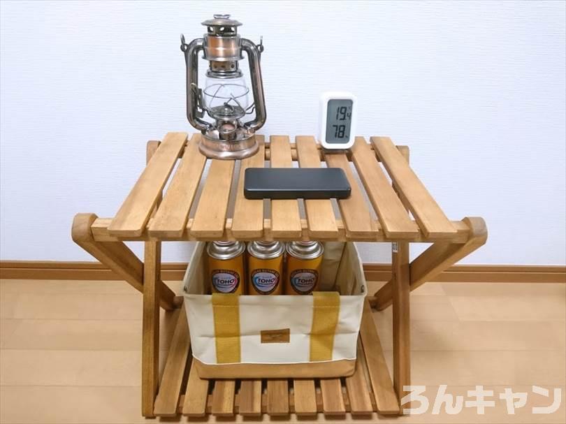 【コスパ抜群】ニトリの木製ラックはキャンプでも自宅でも使えるオシャレ棚