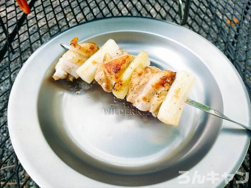 【100均】セリアのステンレス製焼き串(5本組)で簡単焼き鳥|バーベキューで絶品串焼きを味わう