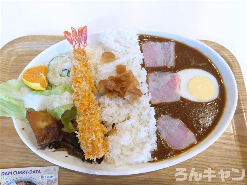 ゆるキャン△で登場した千頭駅前にある『cafeうえまる』の長島ダムカレー