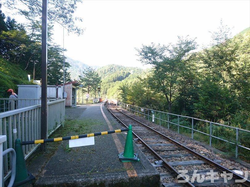 【ゆるキャン△聖地巡礼】奥大井湖上駅「本当にすごい所に駅があるんだなぁ」（11巻・第60話）