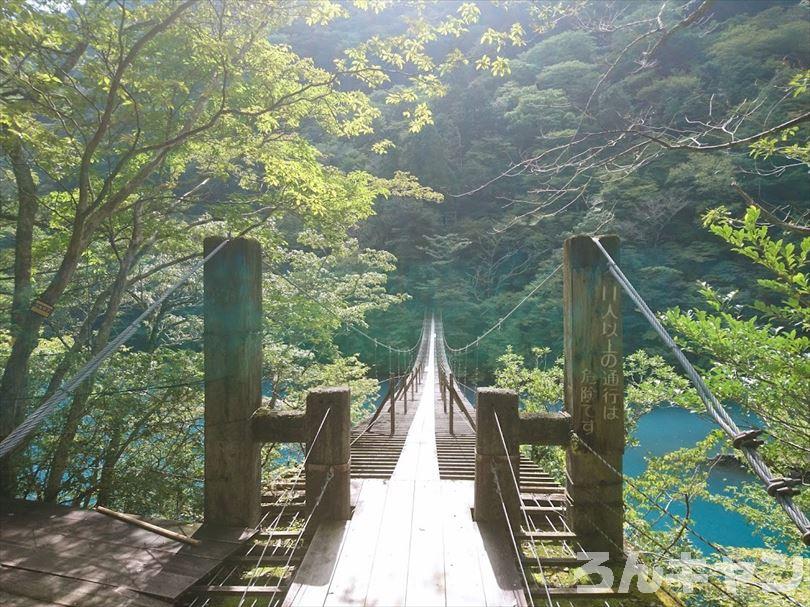 【ゆるキャン△聖地巡礼】夢のつり橋・寸又峡温泉「ほぉおー川の色きれーっ」（11巻・62話）