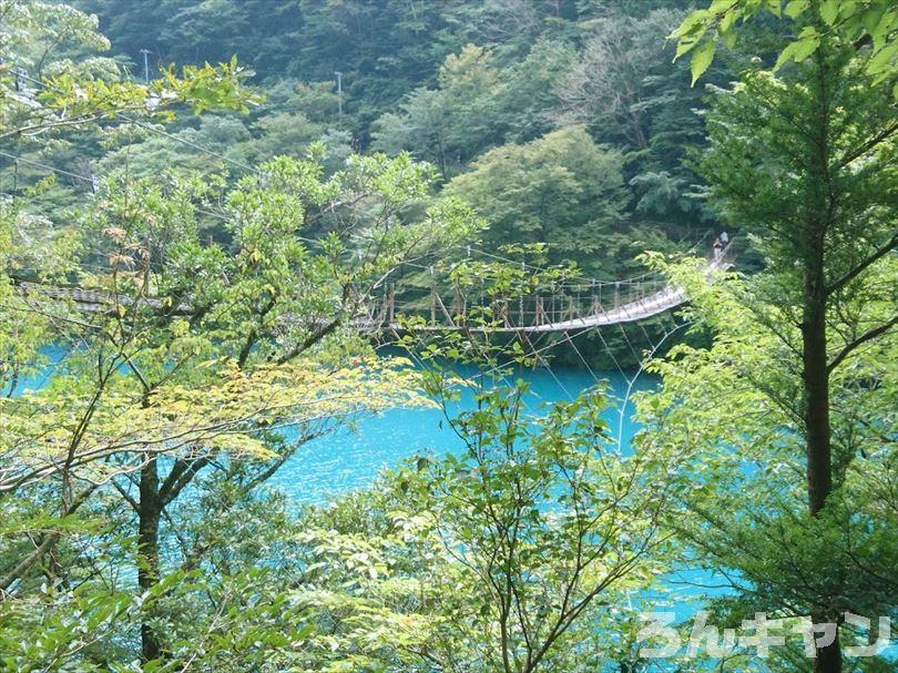 【ゆるキャン△聖地巡礼】夢のつり橋・寸又峡温泉「ほぉおー川の色きれーっ」（11巻・62話）