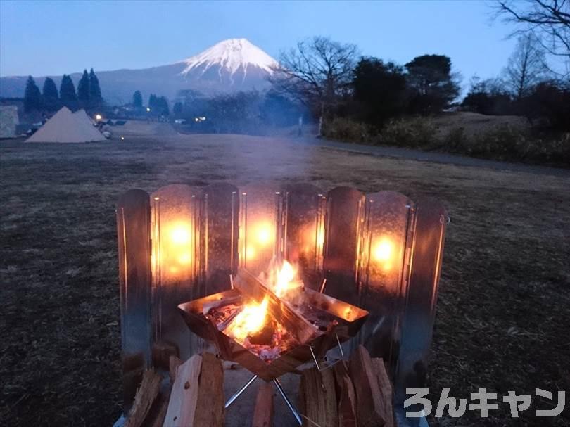 【冬の湖畔】田貫湖キャンプ場から見える絶景の富士山｜A・Bサイトの雰囲気をブログでご紹介