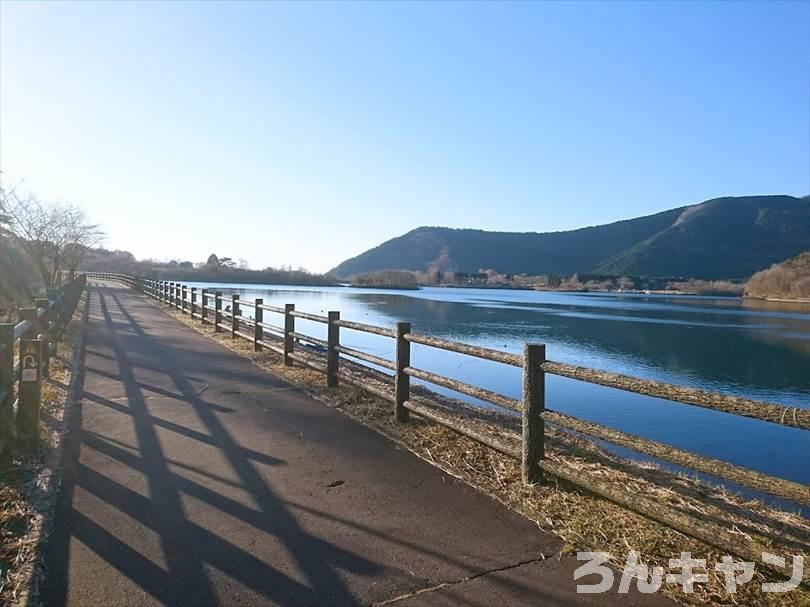 【冬の湖畔】田貫湖キャンプ場から見える絶景の富士山｜A・Bサイトの雰囲気をブログでご紹介