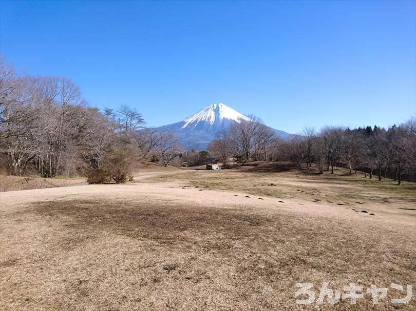 【冬の湖畔】田貫湖キャンプ場から見える絶景の富士山｜A・Bサイトの雰囲気をブログでご紹介