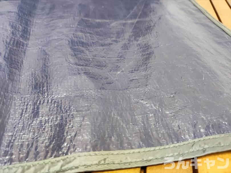 【安い】テントのグランドシートを自作する｜代用品に丈夫なPE透明糸入りシートを使う