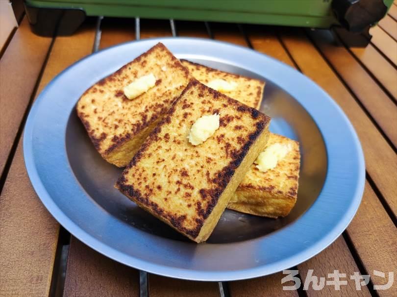 【簡単キャンプ飯】厚揚げステーキは生姜・ネギ・醤油をかけて食べると美味しい！