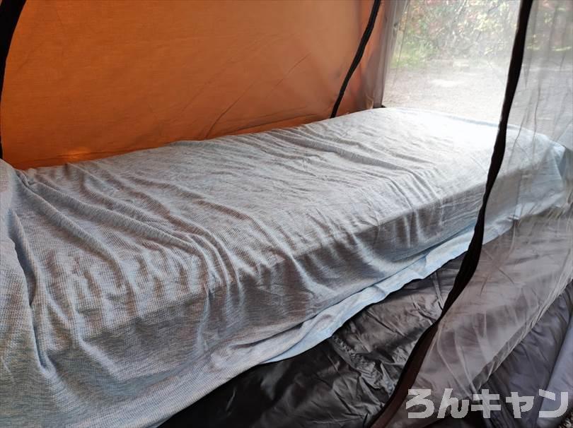 【夏キャンプで大活躍】ニトリのNクール敷きパッド・タオルケットが安い・涼しい・気持ちいい