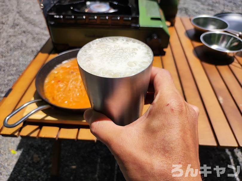 【簡単キャンプ飯】麻婆春雨は材料不要でパパッと作れる｜ご飯にのせても美味しい