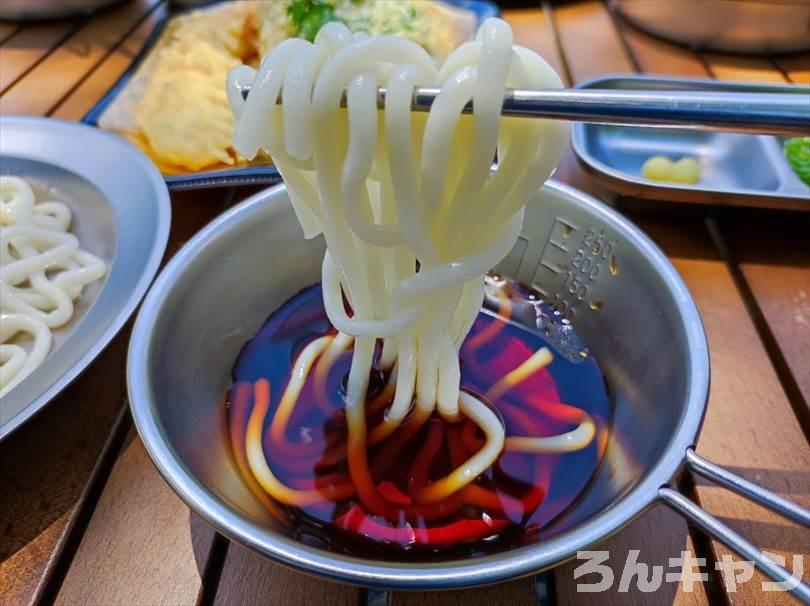 【簡単キャンプ飯】夏は冷たいざるそば・うどん・そうめん・冷やし中華がサッパリ美味しい