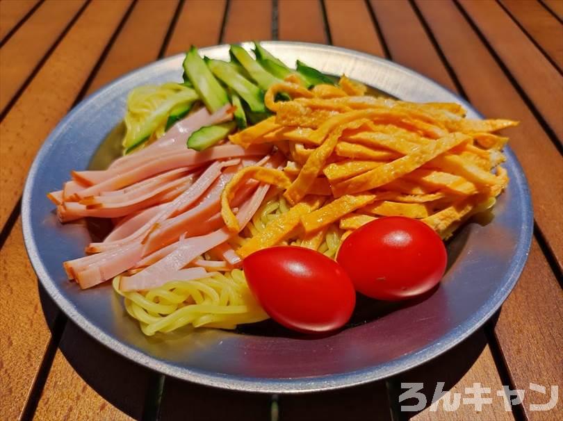 【簡単キャンプ飯】夏は冷たいざるそば・うどん・そうめん・冷やし中華がサッパリ美味しい