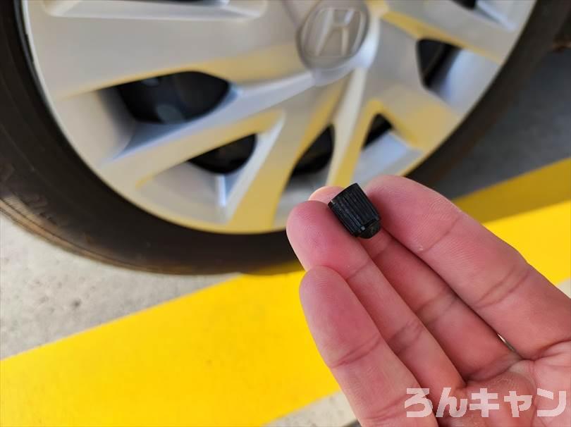 【軽自動車キャンプ】N-BOX タイヤ空気圧の入れ方・チェック方法は？ガソリンスタンドが便利