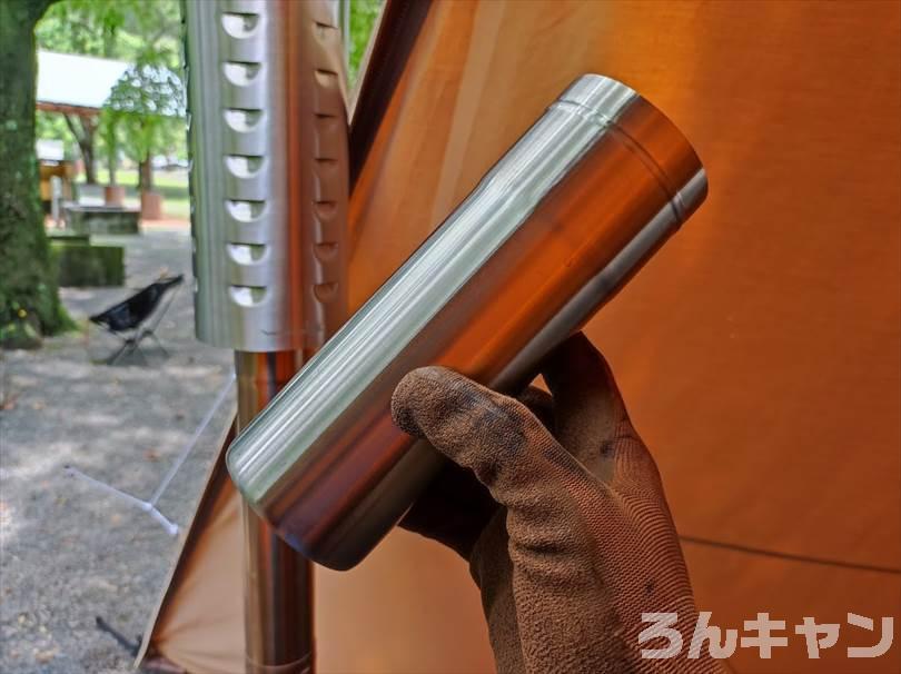 便利】テンマク・薪ストーブで追加購入したオプションは？おすすめは三重煙突・煙突ショート・ブラシ – ろんキャン