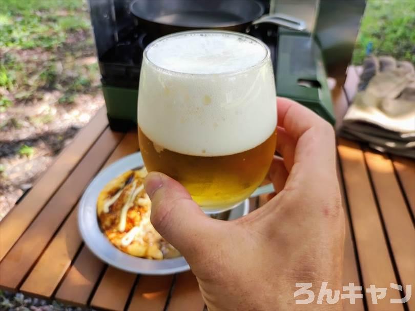 【簡単キャンプ飯】とん平焼きが美味しい｜ビールのおつまみにもピッタリ