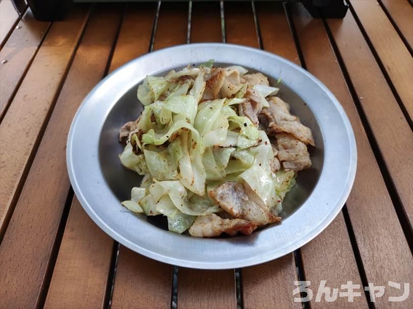 【簡単キャンプ飯】とん平焼きが美味しい｜ビールのおつまみにもピッタリ