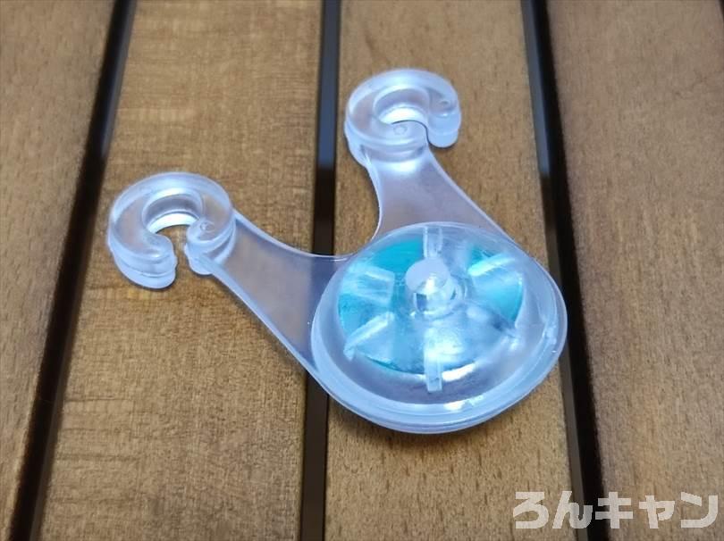 【100均】セリアのテントロープ用LEDライトが便利｜暗闇で転びにくい（安心安全）