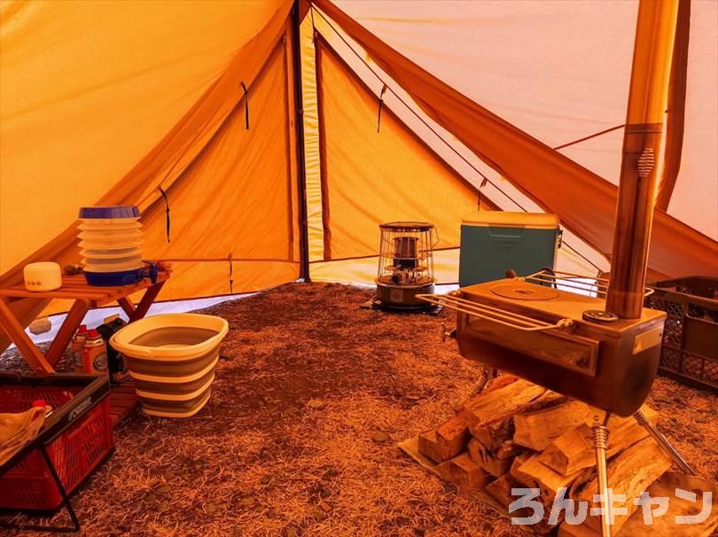 【快適】秋キャンプのレイアウト｜テント内にこもってぬくぬくすごす