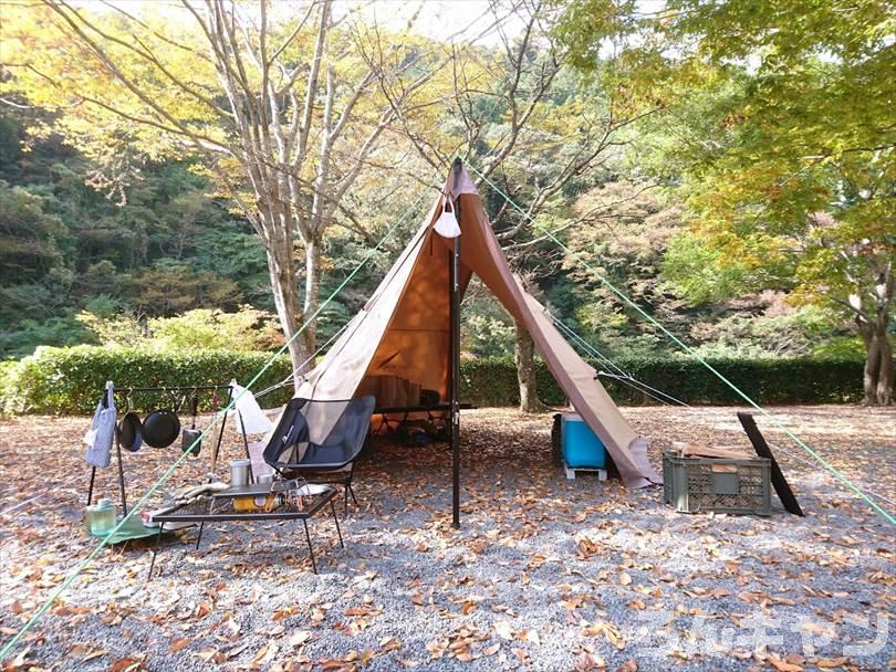 【快適】秋キャンプのレイアウト｜テント内にこもってぬくぬくすごす